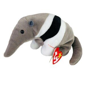 TY Beanie Baby Ants The Anteater Plush Bean Bag With Tag Retired Toy 1997